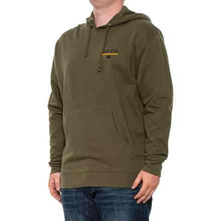 Avid Outdoor Fish Til I’m Dead Fleece Hoodie in Army