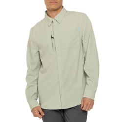 Avid Outdoor Mako Tech Shirt - UPF 50+, Long Sleeve in Green Fig