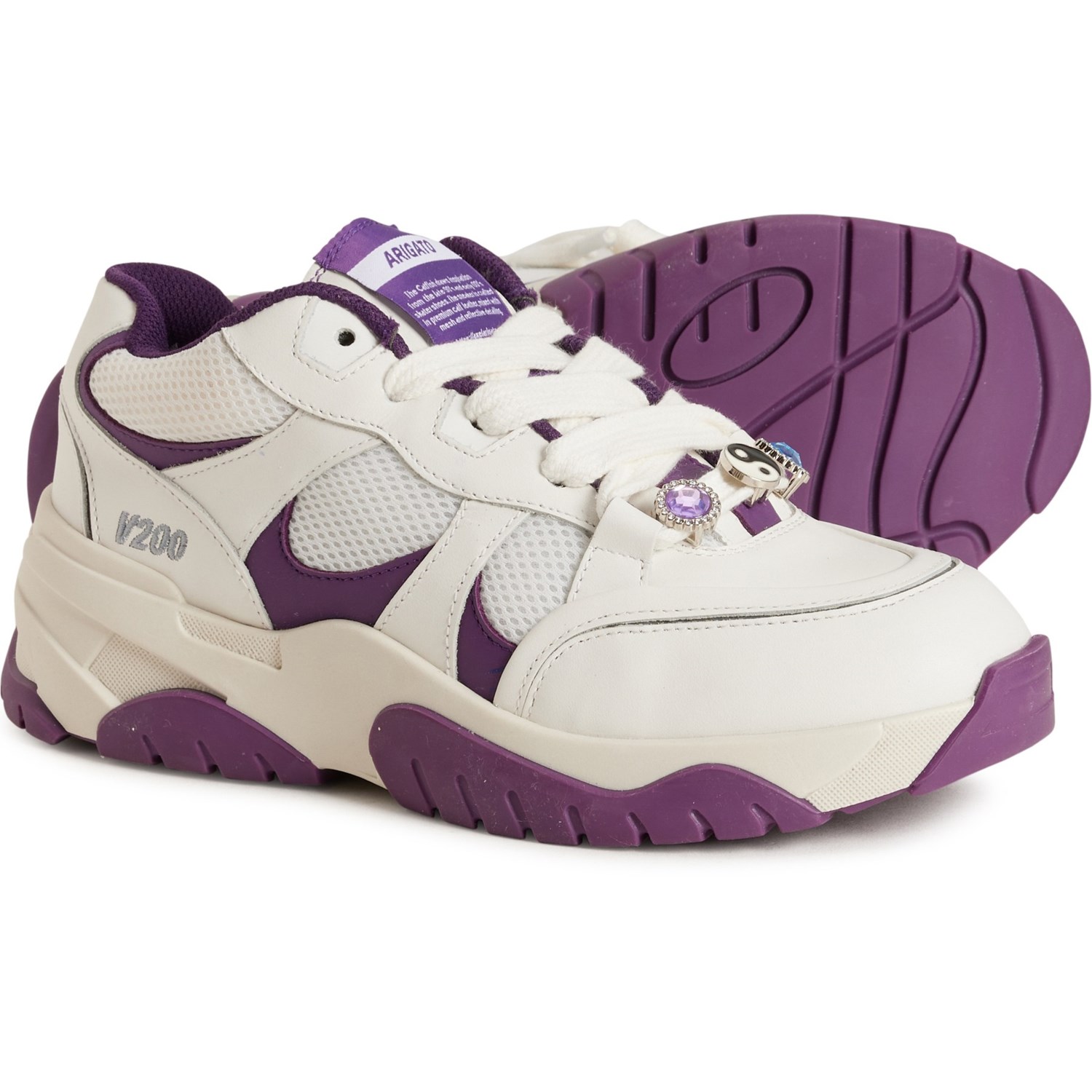 スニーカー AXEL ARIGATO Woman Sneakers Lilac F1700004 LIL/WHT Axel Arigato Women's Area Lo Lilac / White Low Top Sneakers