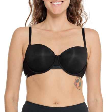 B. TEMPT'D BY WACOAL Nearly Nothing Plunge Bra - Underwire in Black/Night