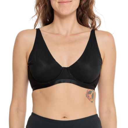 B. TEMPT'D BY WACOAL Nearly Nothing Plunge Bra - Underwire in Black