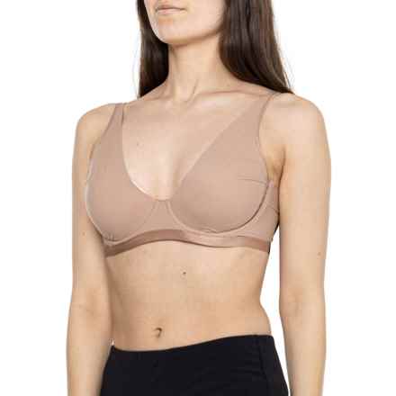 B. TEMPT'D BY WACOAL Nearly Nothing Plunge Bra - Underwire in Nude