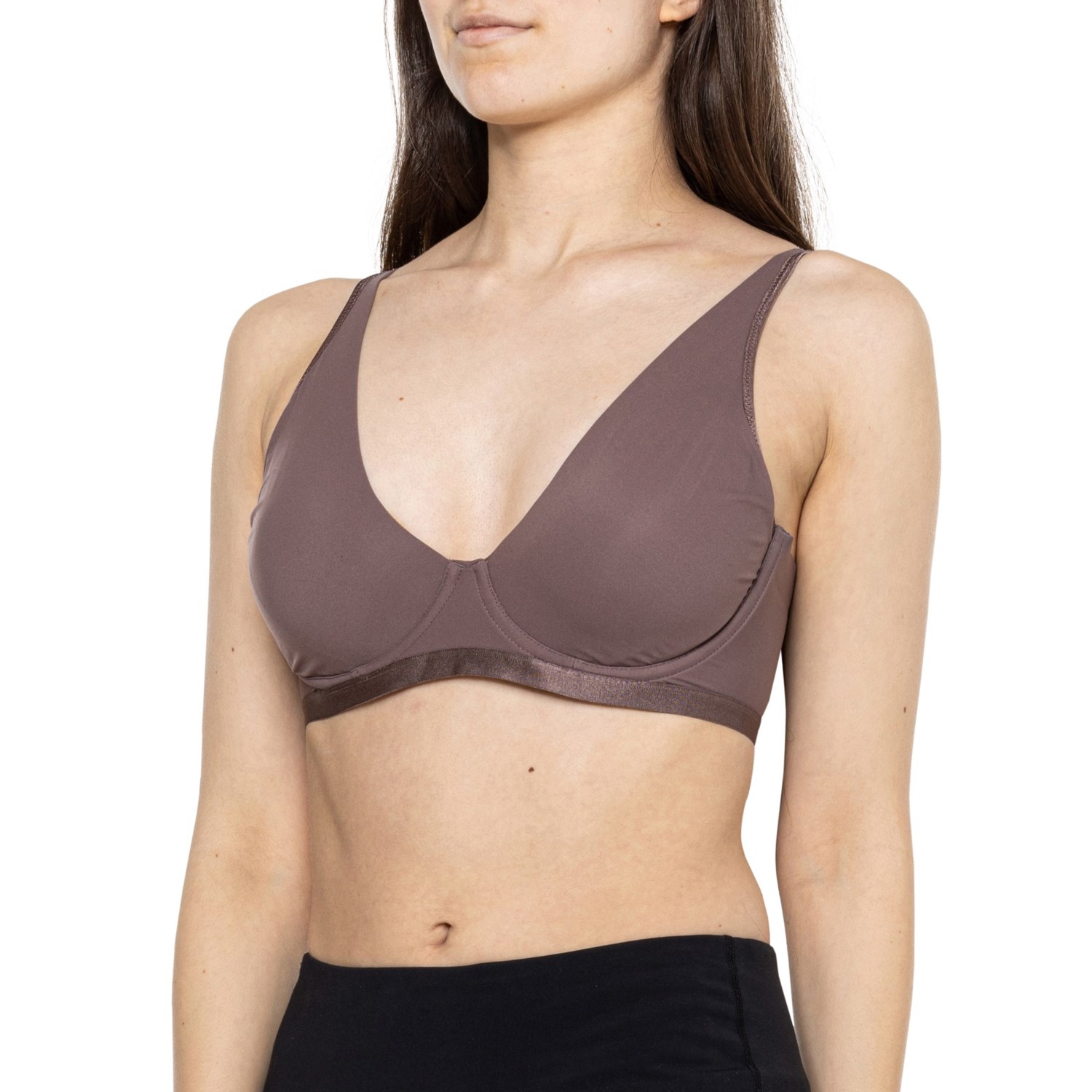 B. TEMPT'D BY WACOAL Nearly Nothing Plunge Bra - Underwire