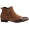 9238N_4 Bacco Bucci Balboni Wingtip Boots - Italian Calfskin-Suede (For Men)