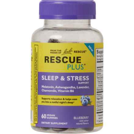 Bach Rescue Sleep and Stress Gummies - 60-Count in Multi