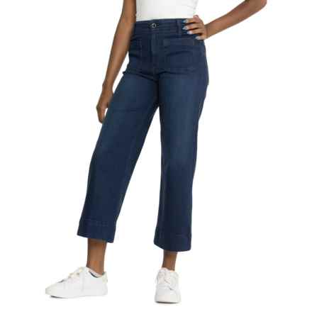 Bagatelle Colette Cropped Jeans in Indigo Rinse Wash