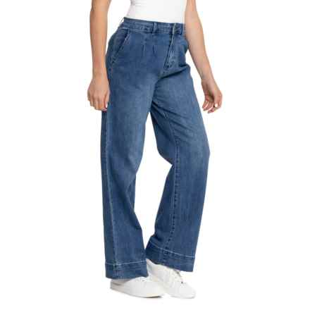 Bagatelle Denim Wide-Leg Jeans in Soho Wash