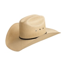 Bailey Top-Notch Hat - 20x Straw, Cattleman Crown (For Men and Women) in Natural - Closeouts