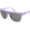 Bajio Chelem Sunglasses - Polarized in Gray/Lavendar Gloss