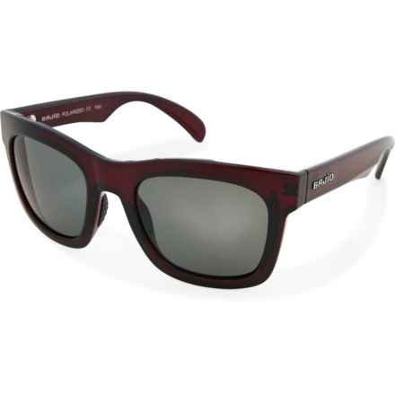 Bajio Cometa Sunglasses - Polarized (For Women) in Gray/Dark Red Gloss - Closeouts