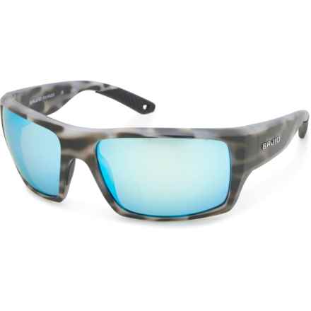 Bajio Nato Sunglasses - Polarized Mirror Lenses in Blue Mirror/Ash Tortoise Matte