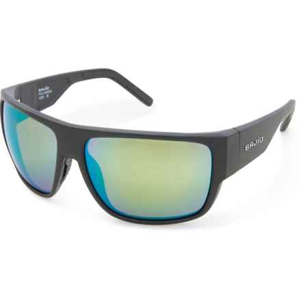 Bajio Ozello Sunglasses - Polarized Mirror Lenses in Green Mirror/Black Matte