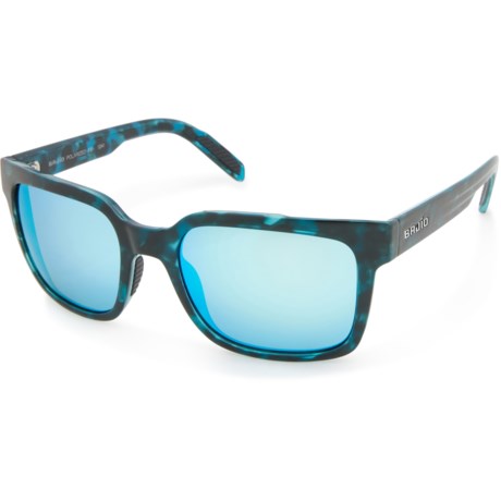 Bajio Paila Sunglasses - Polarized Mirror Lenses in Blue Mirror/Blue Tortoise Gloss