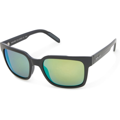 (取寄) バビオ サングラス - ポーラライズド ミラー レンジズ Bajio Paila Sunglasses - Polarized Mirror Lenses  Green Mirror/Black Gloss Bajio Paila Sunglasses - Polarized Mirror Lenses - Save 61%