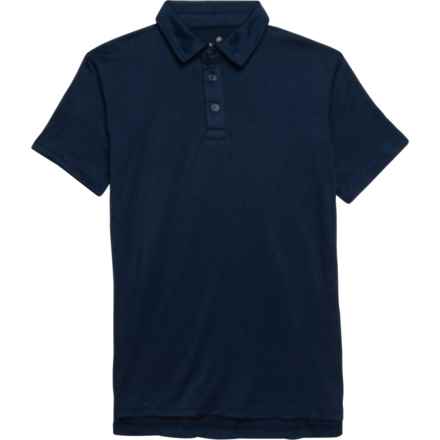 Balance Big Boys Active Golf Polo Shirt - Short Sleeve in Dark Blue