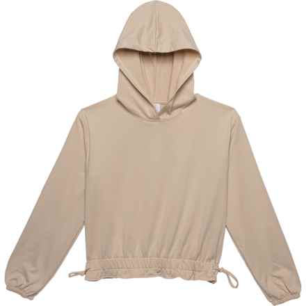 Balance Big Girls Knit Hooded Shirt - Long Sleeve in Froak