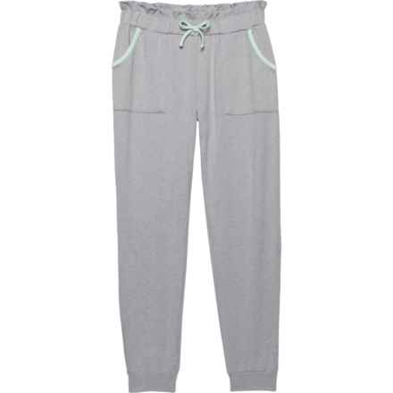 Balance Collection Big Girls Paperbag Waist Joggers in Ltgrh