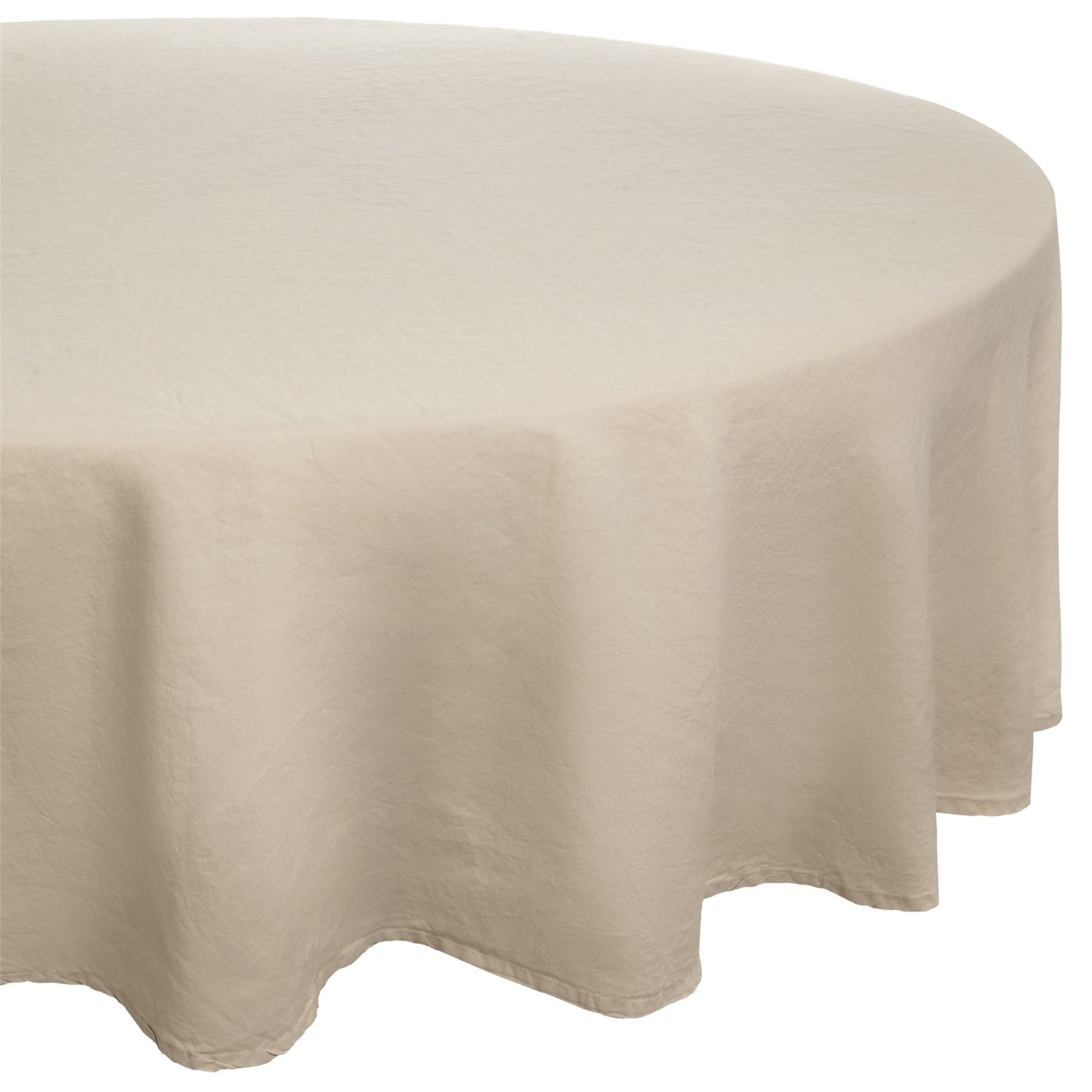 Bambeco Pure Linen Everyday Tablecloth 90” Round Save 50