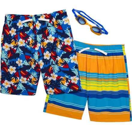 Banana Boat Big Boys Swim Trunks - 2-Pack in Blue