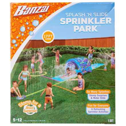 Banzai Splash ‘N Slide Sprinkler Park Set - 17x11’ in Multi