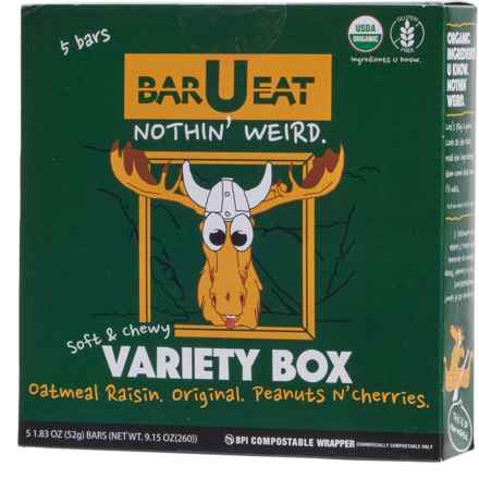 BAR U EAT Soft and Chewy Variety Bar Box - 5-Count in Multi