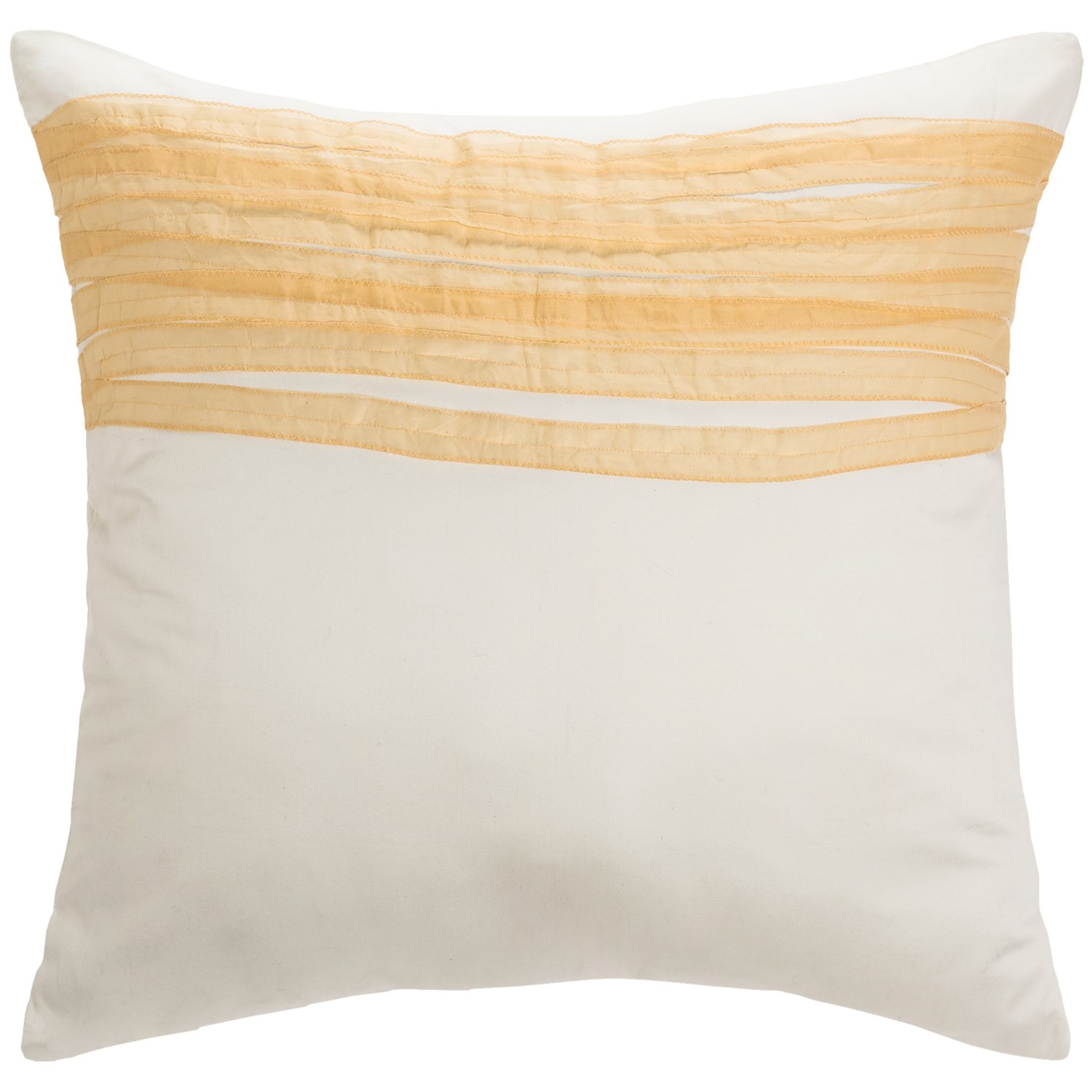 Barbara Barry Dream Caprice Ribbon Pillow Sham   Euro, 250 TC Cotton Sateen 6632V 58