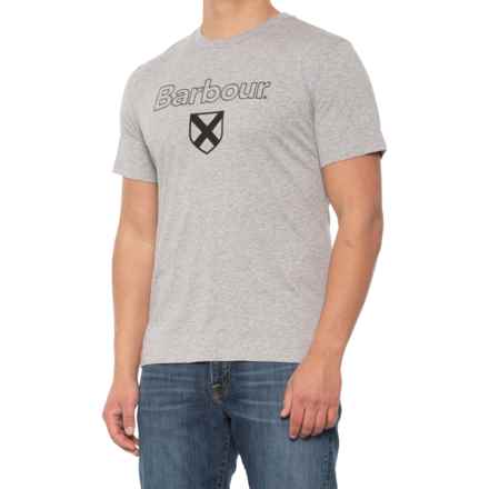 Barbour Cameron T-Shirt - Short Sleeve (For Men) in Grey Ma
