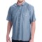 8946W_2 Barbour Clacton Shirt - Slim Fit, Short Sleeve (For Men)