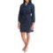 8716J_2 Barbour Cotton Knee-Length Dress - Long Sleeve (For Women)