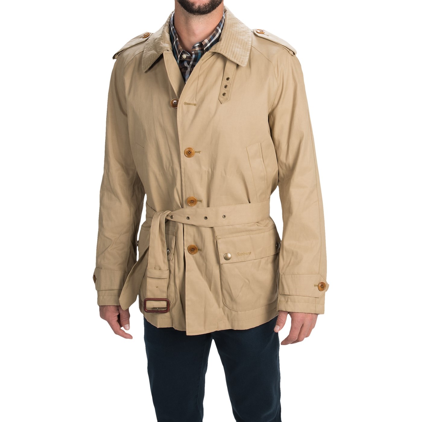 Barbour Cromarty Short Mac Style Coat (For Men) 8934T 62