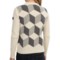 8653K_2 Barbour Cubes Lambswool Sweater (For Women)