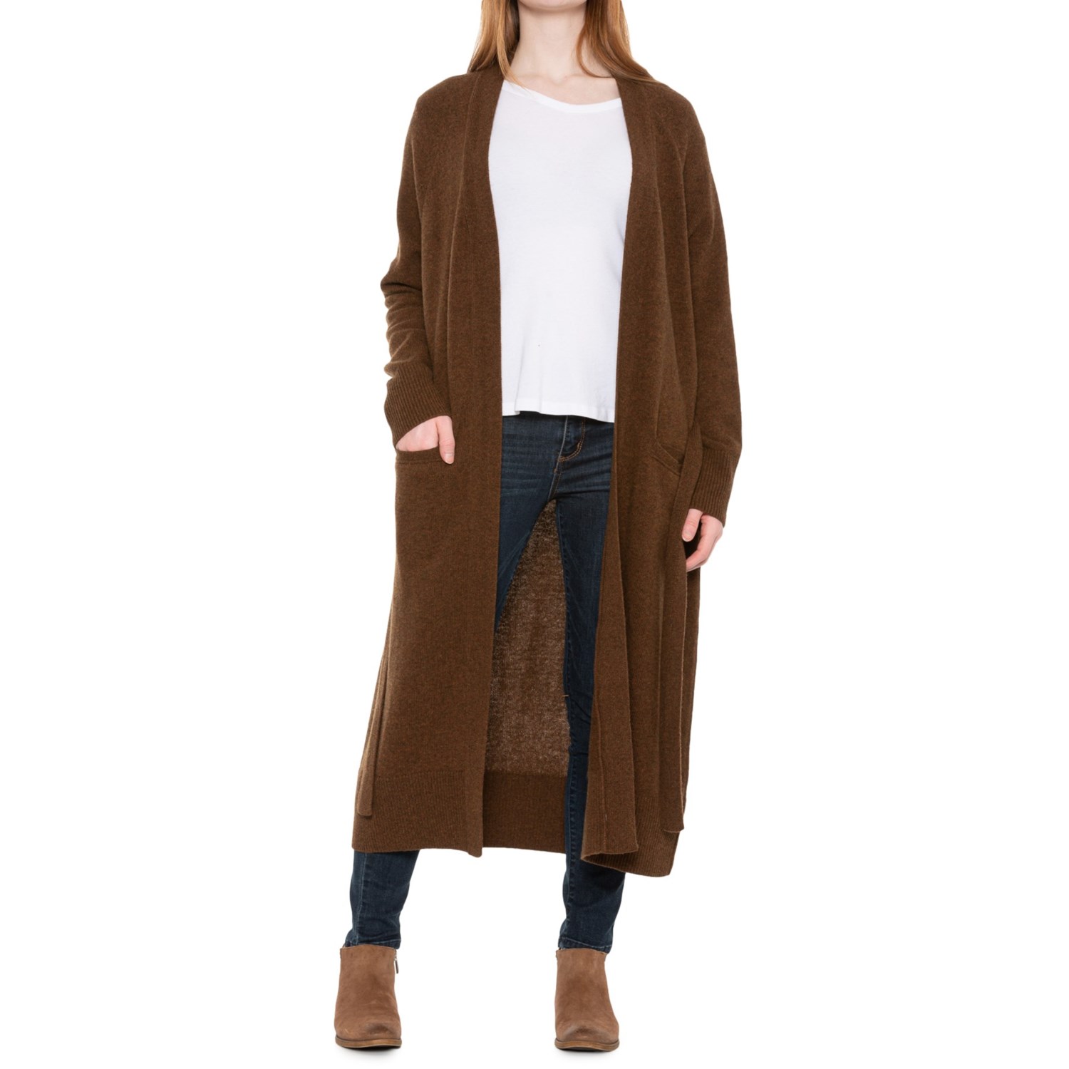 Barbour Elena Long Belted Cardigan Sweater - Save 56%