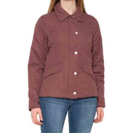 Barbour Faith Quilted Jacket in Dewberry