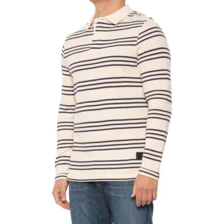 Barbour Rake Stripe Woven Shirt - Organic Cotton, Long Sleeve in Ecru