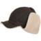 8642W_3 Barbour Waxed-Cotton Trapper Hat - Sherpa Lined (For Women)