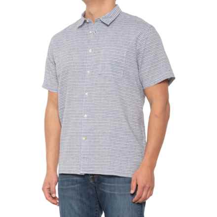 Barbour Whitehaven Tailored Shirt - Short Sleeve in Blue