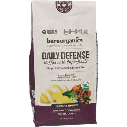 BareOrganics Daily Defense Ground Coffee with Superfoods - 10 oz. in Multi