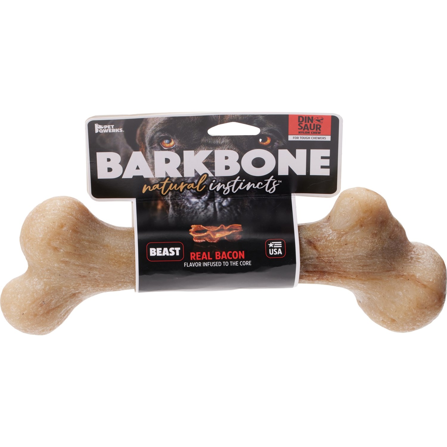 Barkbone Beast XL Dinosaur Nylon Dog Chew Toy Save 35