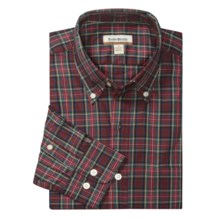 Barry Bricken Plaid Sport Shirt - Button Down, Long Sleeve (For Men) in Red - Closeouts