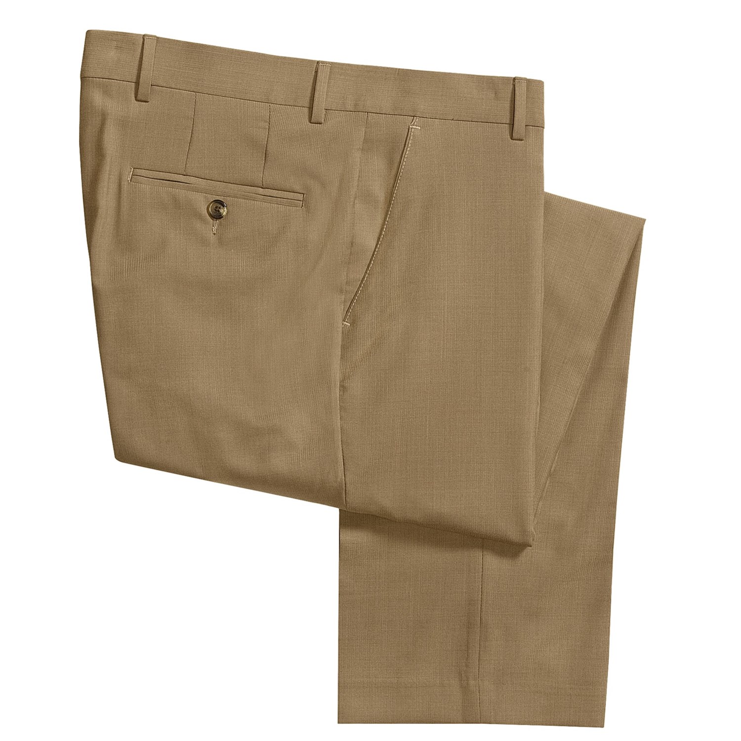 Barry Bricken Wool Cord Weave Dress Pants - Flat Front (For Men) - Save 51%