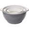 3YKXH_3 Basic Essentials Mixing Bowl and Colander Set - 6-Piece