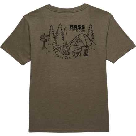Bass Outdoor Big Boys Graphic T-Shirt - Short Sleeve in Deep Lichen Green
