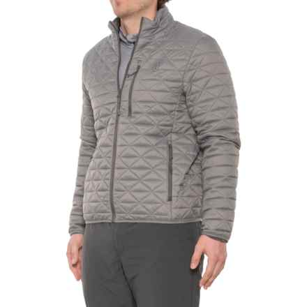 Bass Outdoor Diamond Quilted Packable Jacket - Insulated in Gargoyle