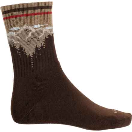 Bass Outdoor Hiking Socks - Merino Wool, Crew (For Men) in Brown