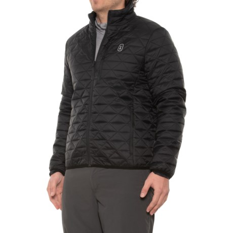 mens quilted outdoor jacket