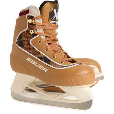 Bauer Boys and Girls Chamonix Glides Junior Ice Skates in Matte Camel