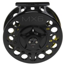 Bauer Fly Reels MacKenzie Xtreme MX6 Fly Fishing Reel - 11-15wt, Black/Splash Finish in Black/Splash Yellow - Closeouts