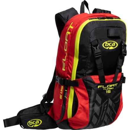 BCA Float 15 L Turbo Avalanche Airbag Backpack - Warning Red-Black in Warning Red/Black