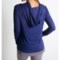 9943G_3 Be Up Cozy Hooded Shirt - Open Front (For Women)