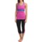 9943J_3 Be Up Fusion Capris (For Women)